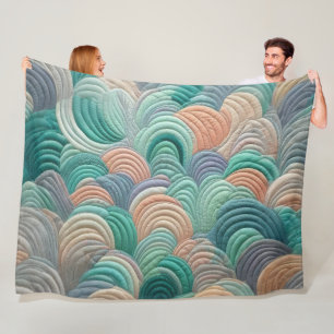Couverture Polaire Conception abstraite composée