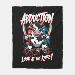 Couverture Polaire Conception avec un caractère vache