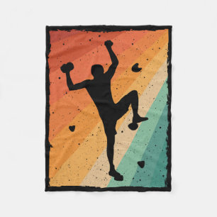 Couverture Polaire Conception Bouldering Vintage Pour Hommes Femmes E