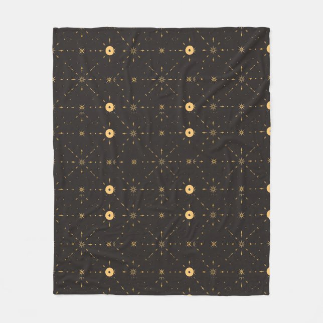 Couverture Polaire Conception Brown et élégante pour couvertures. (Devant)