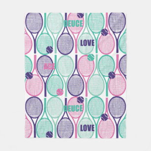 Couverture Polaire Conception cool pour joueurs de tennis, entraîneur