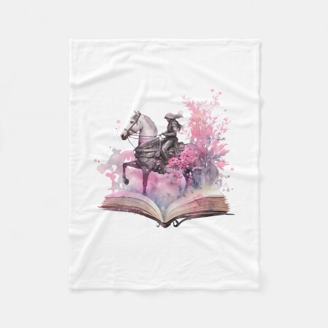Couverture Polaire Conception d'amour de livre de fantasy (Devant)
