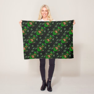 Couverture Polaire Conception d'art St. Patty Doxie