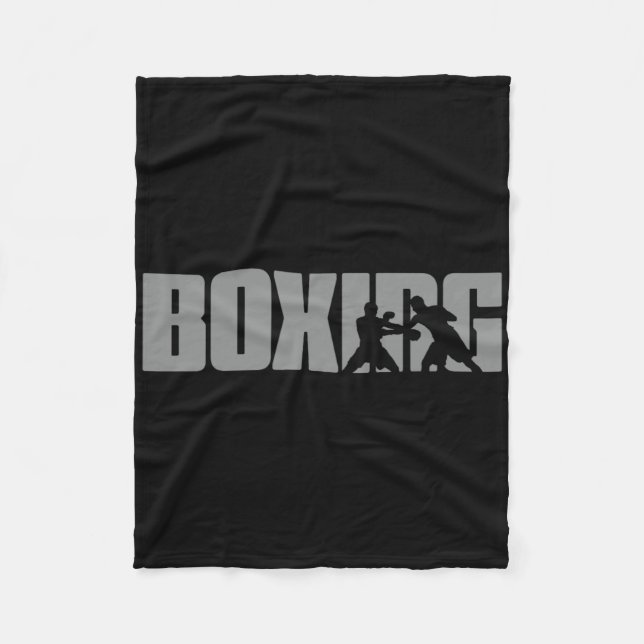Couverture Polaire Conception De Boxe Pour Boxer - Boxe (Devant)