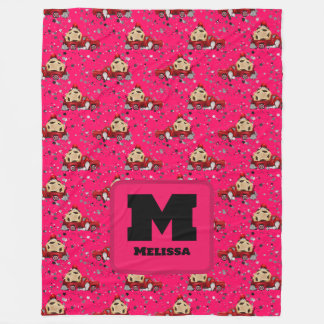 Couverture Polaire Conception de Camion Gnome & Pickup de Noël - vaca