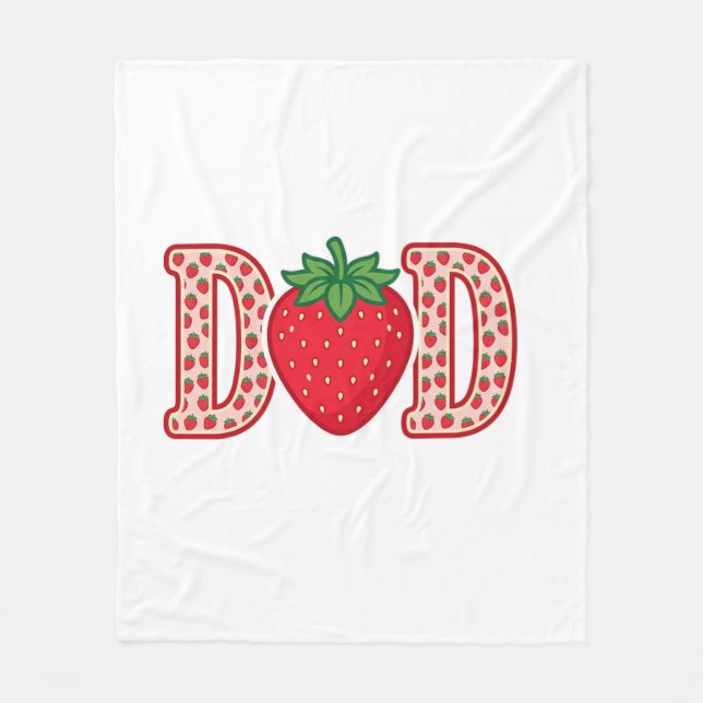Couverture Polaire Conception de chemise vectorielle lettrage fraise  (Devant)