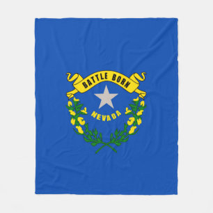 Couverture Polaire Conception de drapeau d'état du Nevada