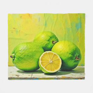 Couverture Polaire Conception de la pop été brillante de Limes