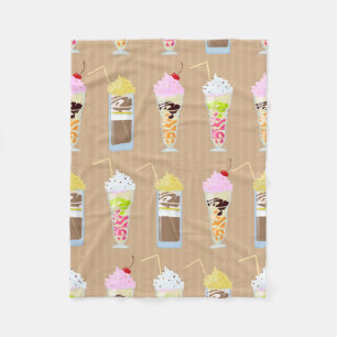 Couverture Polaire Conception de lait de poule d'amusement