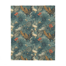 Conception de motif floral botanique vintage