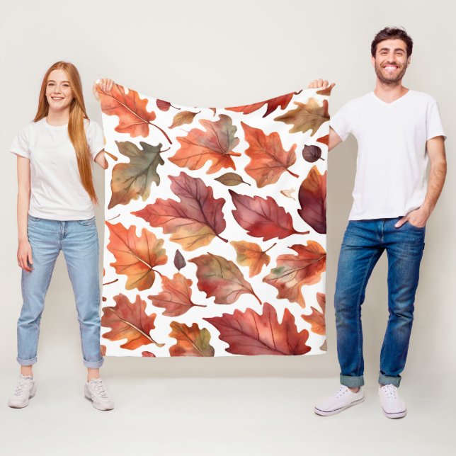 Couverture Polaire Conception de motif Rustic Radiance (En situation)