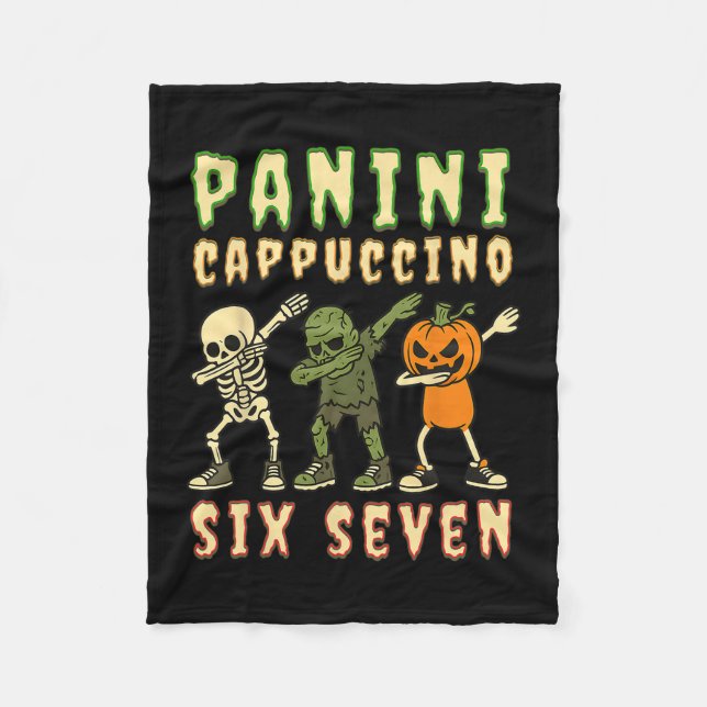 Couverture Polaire Conception de mug virale italienne Brainrot Hallow (Devant)
