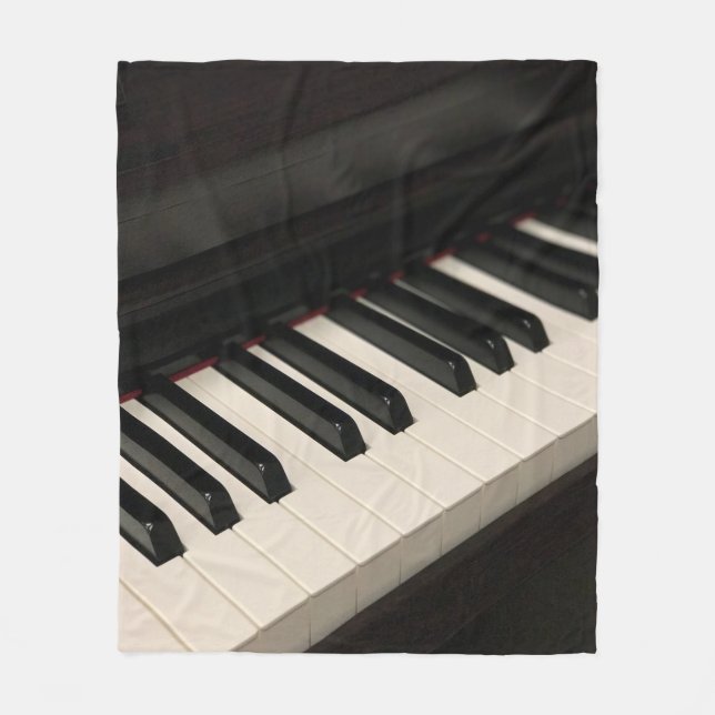 Couverture Polaire Conception de piano cool (Devant)