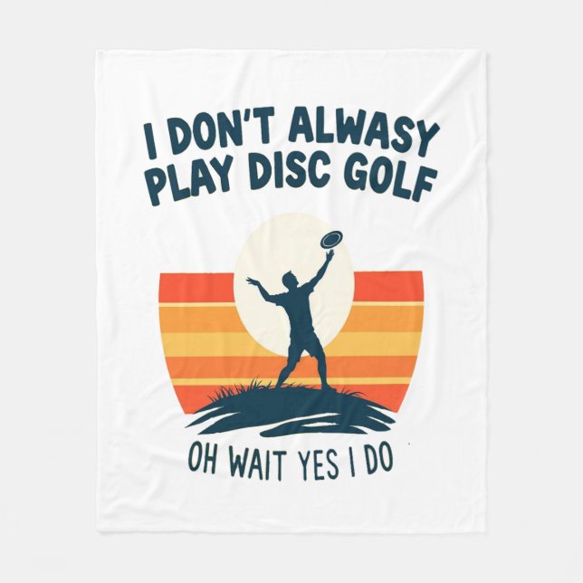 Couverture Polaire Conception de T-shirt Disk Golf Lover (Devant)