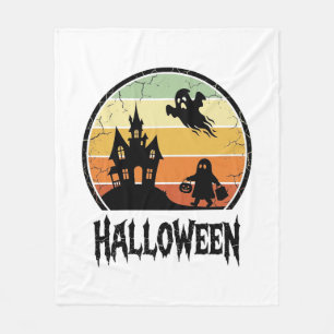 Couverture Polaire Conception de T-shirt Vintage Halloween Maison Han