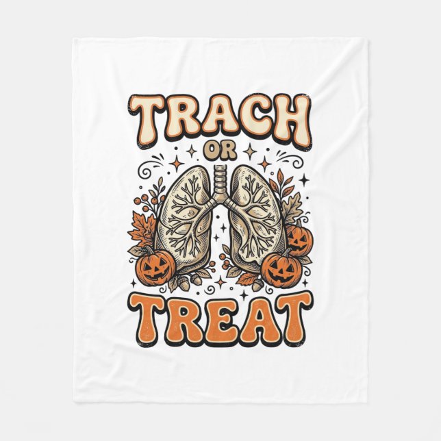 Couverture Polaire Conception de trachéotomie pour infirmière Hallowe (Devant)