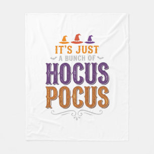 Couverture Polaire Conception de typographie Halloween Hocus Pocus vi