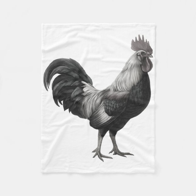 Couverture Polaire Conception de volaille de poulet _6  (Devant)