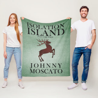 Couverture Polaire Conception d'indice de cerf de l'île d'isolement