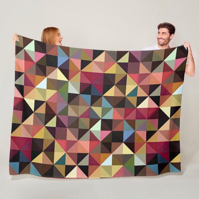 Couverture Polaire Conception du Motif de surface géométrique (En situation)
