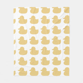 Couverture Polaire Conception en caoutchouc jaune canard