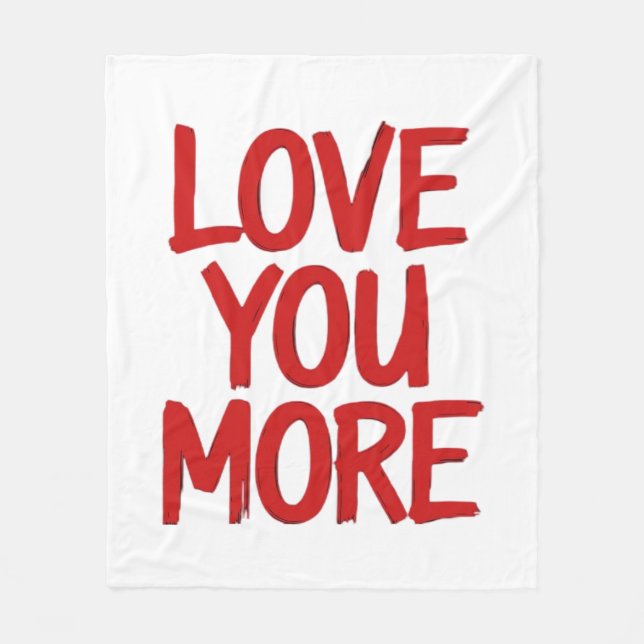 Couverture Polaire Conception minimale et sincère d'amour  (Devant)