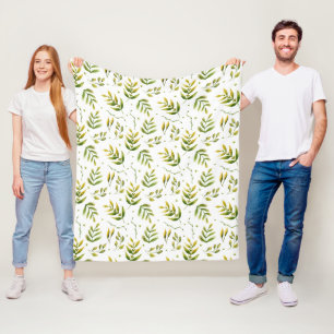 Couverture Polaire Conception moderne des feuilles