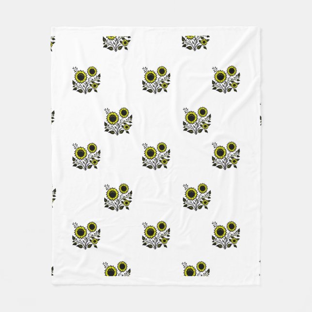 Couverture Polaire Conception motif (Devant)