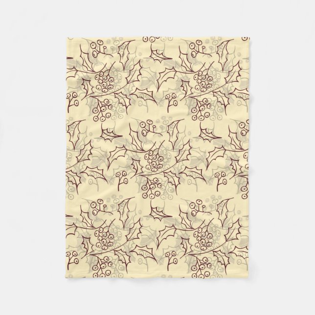 Couverture Polaire Conception transparente des baies Holly (Devant)