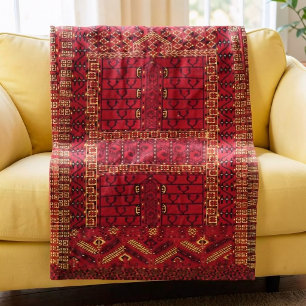 Couverture Polaire Conception turkmène antique