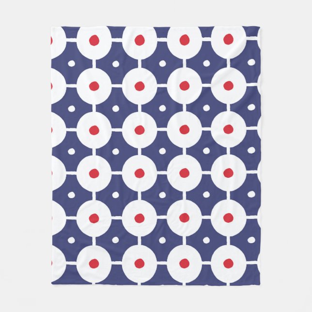 Couverture Polaire Conception Vintage rétro Funky (Devant)