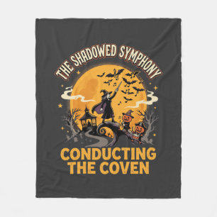 Couverture Polaire Conducteur de coven d'Halloween