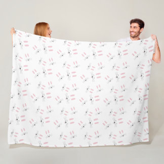 Couverture Polaire Conejo blanco