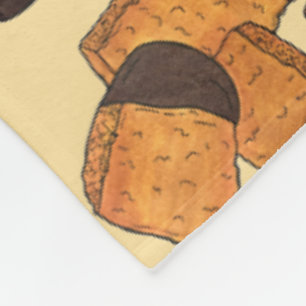 Couverture Polaire Confection de café en cendres de nid d'abeille bri