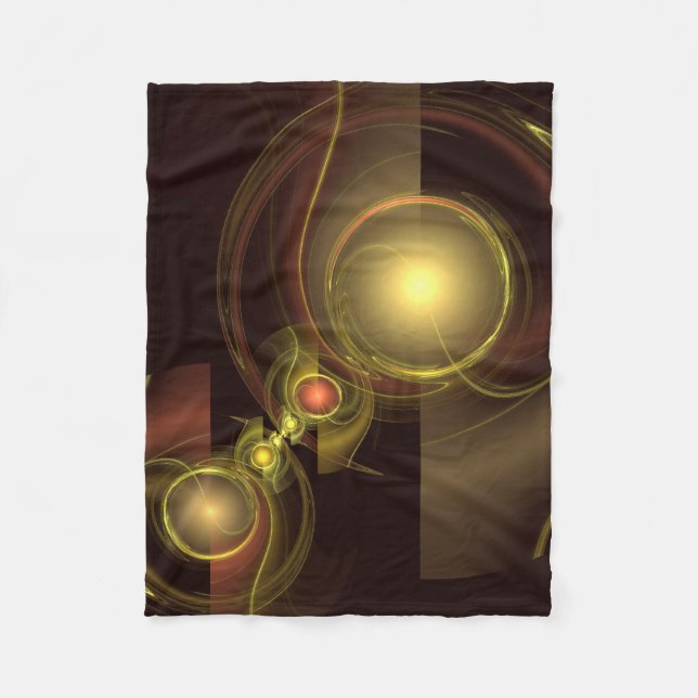 Couverture Polaire Connexion intime Art Abstrait (Devant)