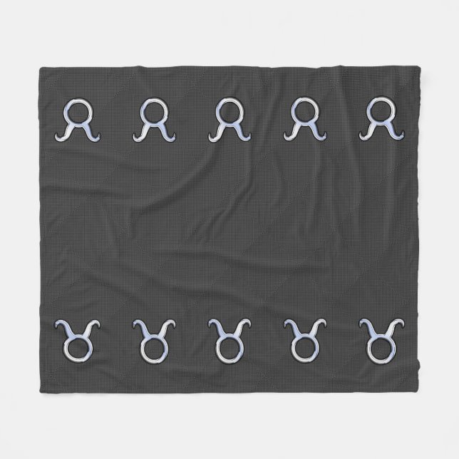 Couverture Polaire Connexion Taurus Zodiac Style fibre de carbone (Devant (Horizontal))