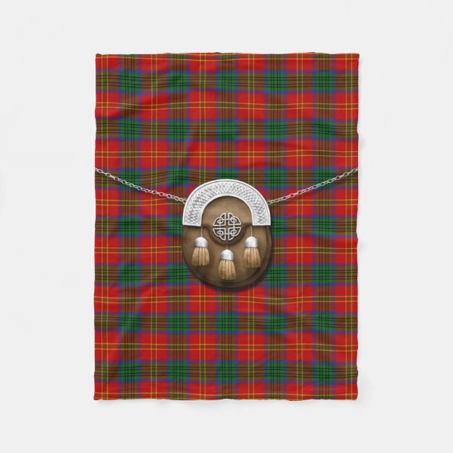 Couverture Polaire Connolly Robe Tartan Et Sporran (Devant)