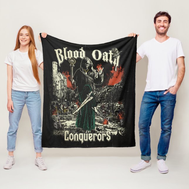 Couverture Polaire Conquérants - Retro MetalCore (En situation)