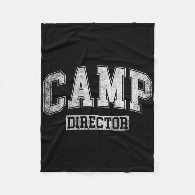 Couverture Polaire Conseiller Directeur de Camp Drôle Design de Campi (Devant)