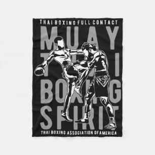 Couverture Polaire Contact Complet Thai Boxe Ociation Of America Muay