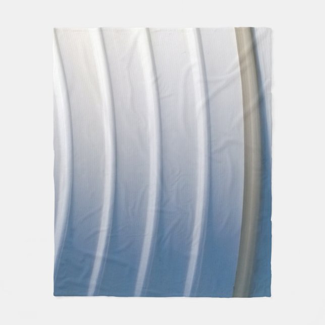 Couverture Polaire Conteneur en plastique bleu et blanc (Devant)