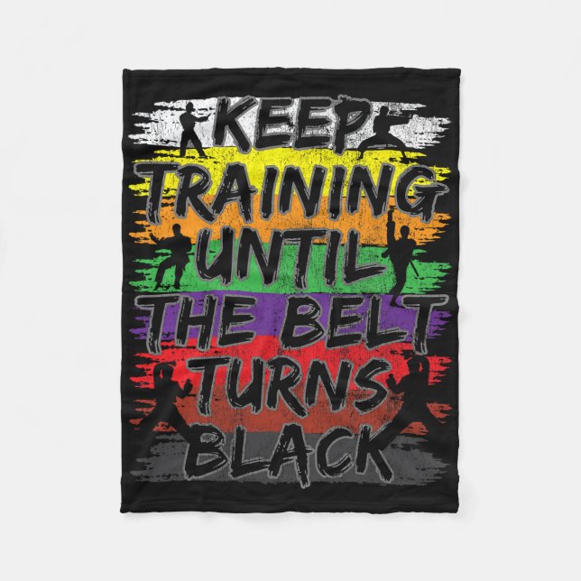 Couverture Polaire Continuez L'Entraînement Jusqu'À Ce Que La Ceintur (Devant)