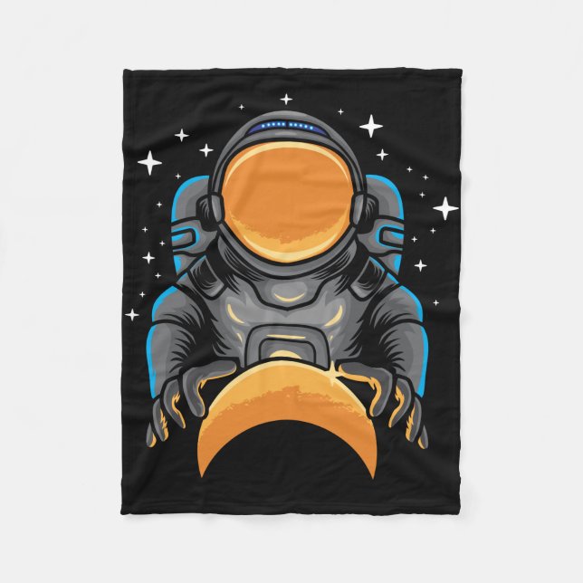 Couverture Polaire Contrôle d'astronaute de l'espace (Devant)