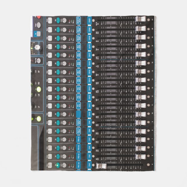 Couverture Polaire Contrôle de mixeur sonore, salle d'événements. (Devant)