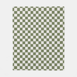 Couverture Polaire Contrôle du tableau de bord du Motif Olive Green À