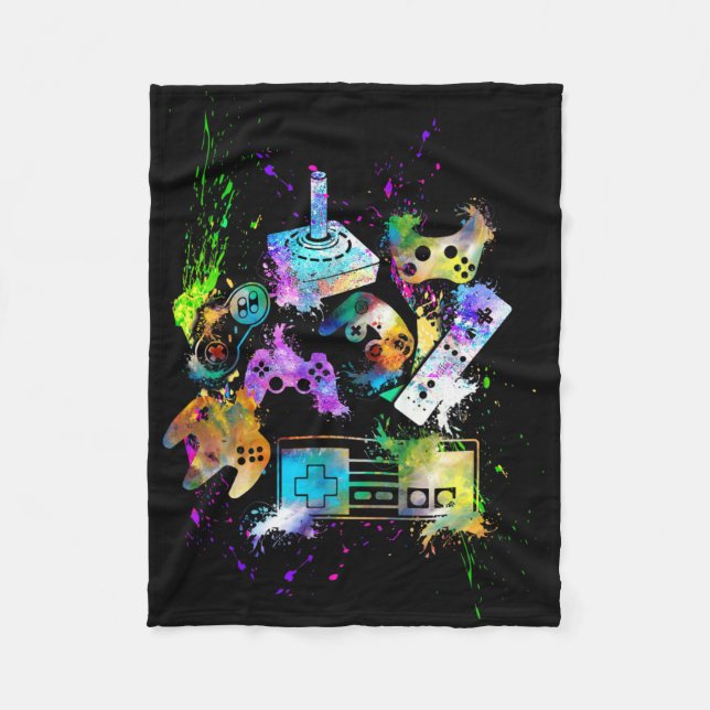 Couverture Polaire Contrôler Toutes Les Choses Video Game Controller  (Devant)