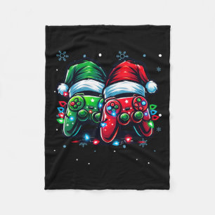 Couverture Polaire Contrôleur Santa Hat Jeu de Noël Jeu de Noël X-mas