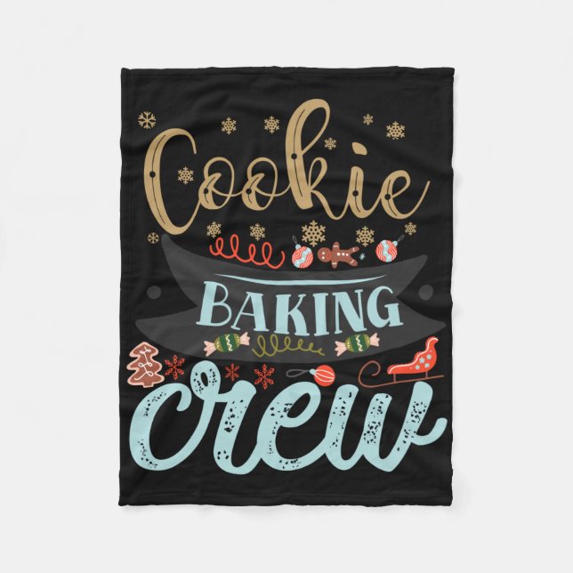 Couverture Polaire Cookie Baking Crew Christmas Holiday Family T Shir (Devant)