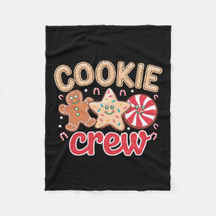 Couverture Polaire Cookie Crew Gingerpain de Noël Squad Famille Bak
