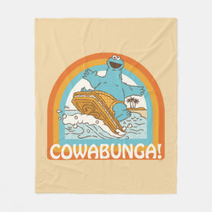 Couverture Polaire Cookie Monster Cowabunga!